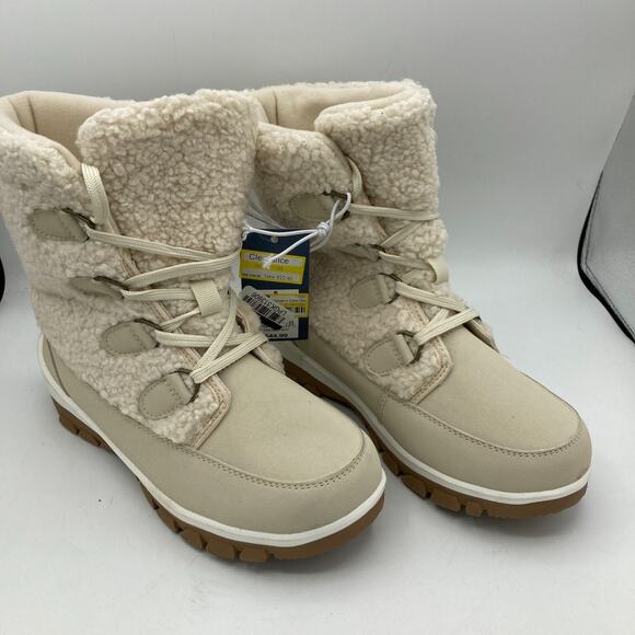 Women's Corie Shearling Hiker Winter Boots - Universal Thread 6 - Picture 1 of 7